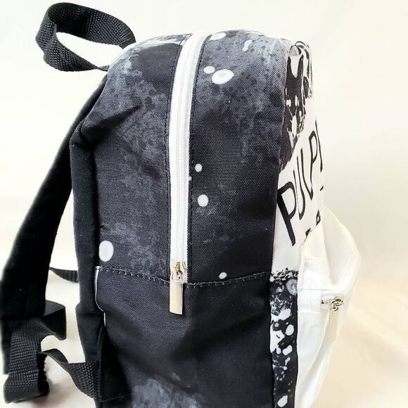 PulpRiot Black/White Small Back Pack Bag 11" - Picture 2 of 7